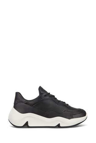 ECCO® Black Chunky Sneaker With Lace Trainers