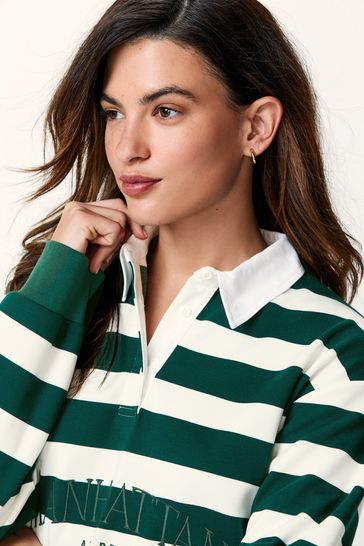 White polo long sleeve button down sale