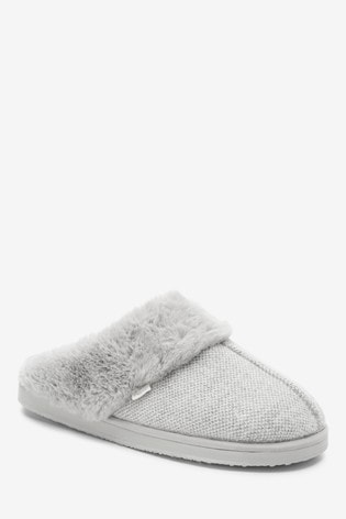 sparkle mule slippers