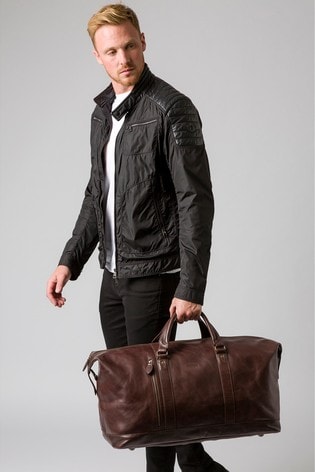 Buy Conkca Gerson Leather Weekend Bag from Next Ireland