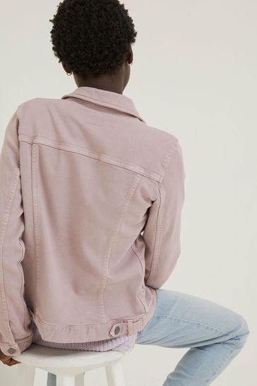 Fatface pink denim jacket cheap