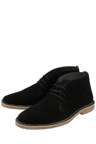 Frank Wright Mens Suede Lace Up Desert Boots