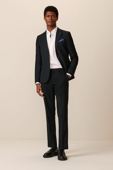 All black skinny suit on sale