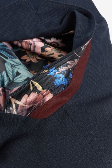 Blue best sale textured blazer