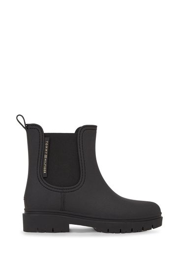 Tommy hilfiger rain outlet boots uk