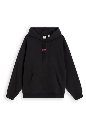 Buy Levi s Black Babytab Logo Hoodie from Next Hungary