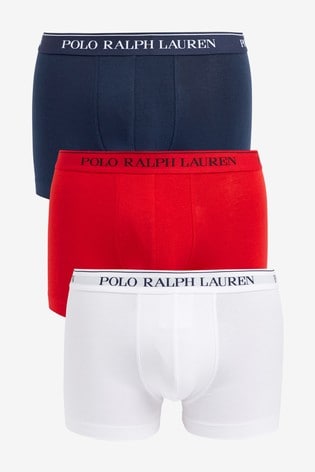 Polo Ralph Lauren® Stretch Cotton Trunks Three Pack