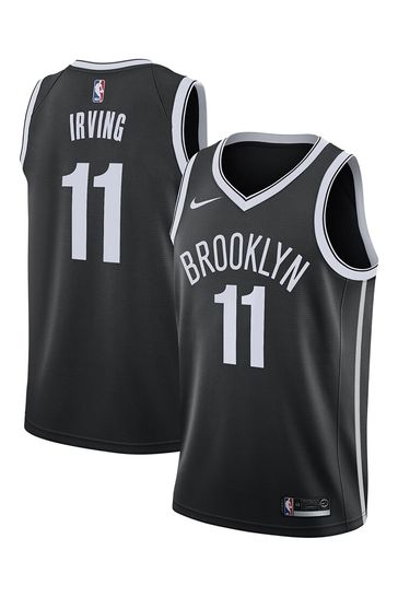 Nike Black Brooklyn Nets Icon Edition Swingman Jersey Kyrie Irving
