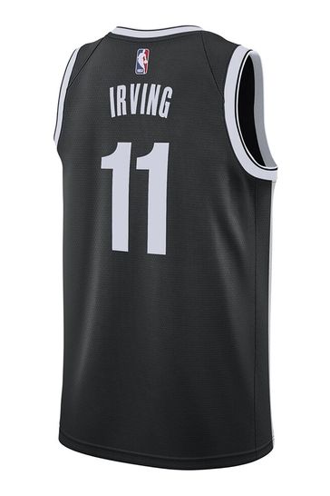 Buy Nike Black Brooklyn Nets Icon Edition Swingman Jersey Kyrie