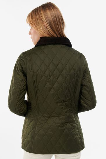 Ladies barbour discount jacket green