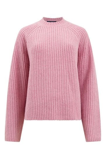 French connection pink jumper top