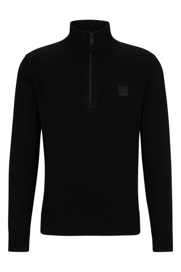 Boss black jumper shop