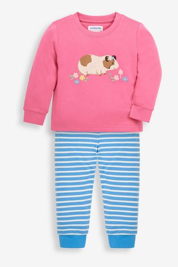 JoJo Maman Bébé Pink Guinea Pig Pyjamas