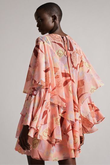 Ted baker coral dress on sale