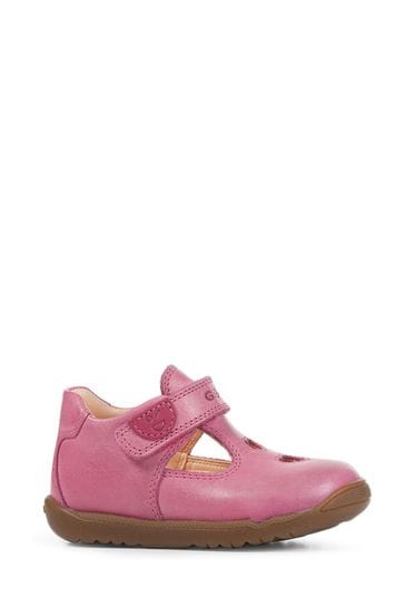 Geox Baby Girls Purple Macchia First Steps Shoes