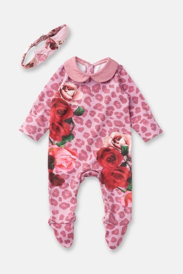 Angel & Rocket Animal Pink All-In-One