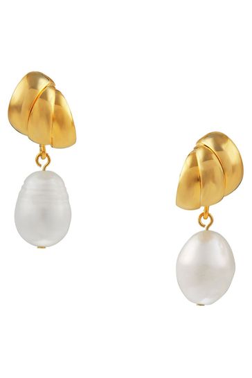 Cheap pearl drop earrings new arrivals