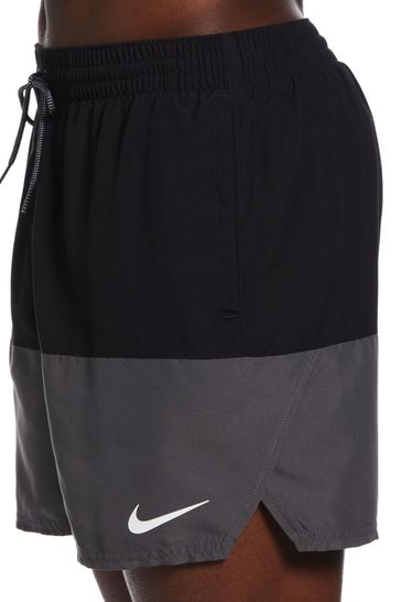 Buy Nike Black Split 5 Inch Volley Swim Shorts from Next Slovakia