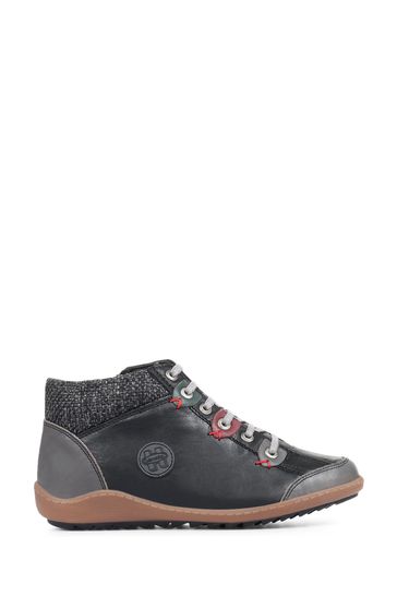 Loretta Ladies Leather Ankle Boots