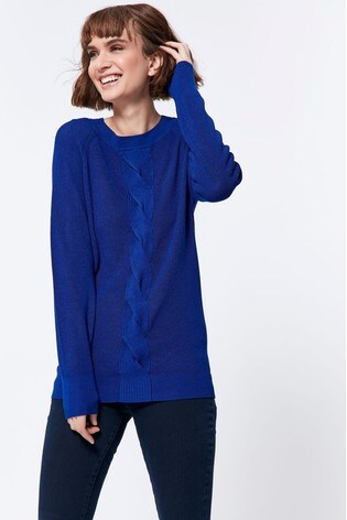 cobalt blue jumper