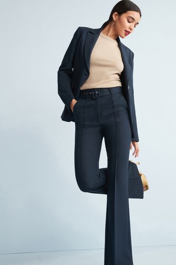 Buy Navy Blue Slim Single Breasted Blazer Jacket from Next Luxembourg