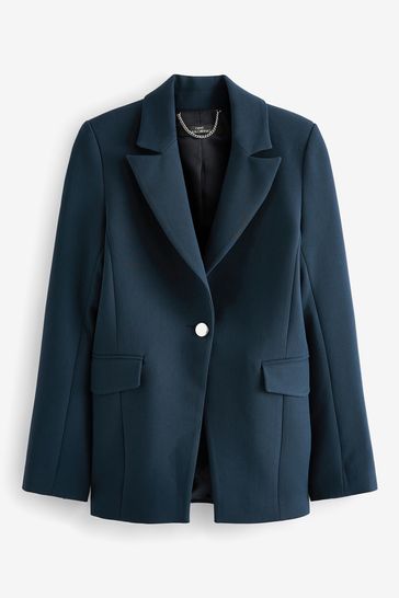 Blue sales jacket blazer
