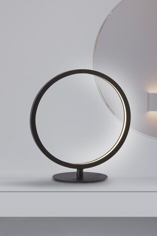 Searchlight Ugo Black & White Table Lamp