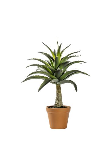 Gallery Home Green Artificial Agave Plant In Pot