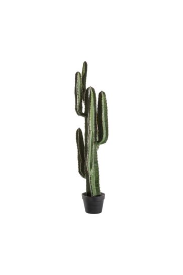 Gallery Direct Green Artificial Medium Desert Cactus In Pot