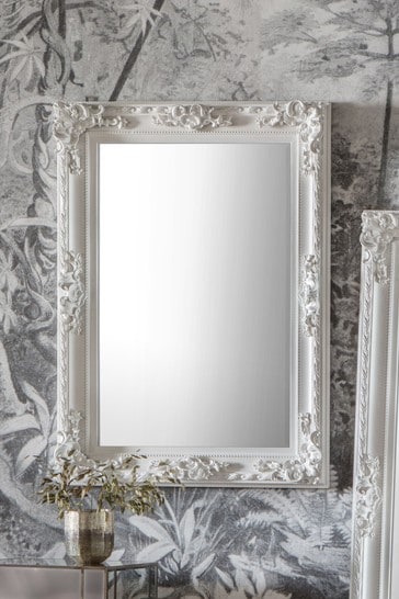 Gallery Direct White Covorden Rectangle Mirror