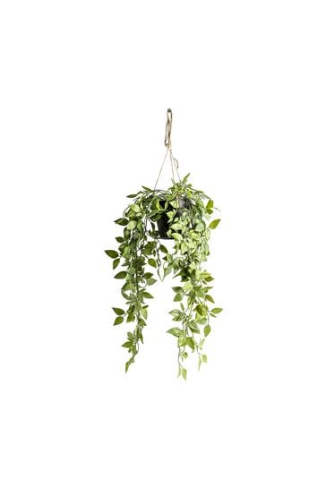 Gallery Home Green Artificial Small Scindapsus Hanging Plant