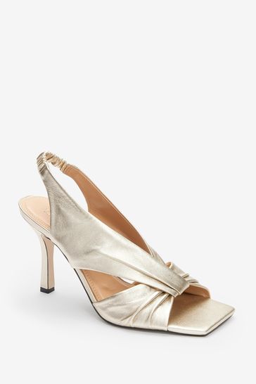 Buy Gold Signature Leather Twist Detail 