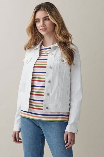 The white sales company denim jacket