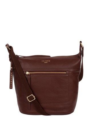 Cultured London Eco Collection Gants Leather Cross-Body Bag