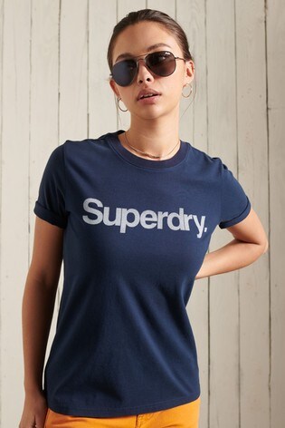 Superdry Blue Core Logo T-Shirt