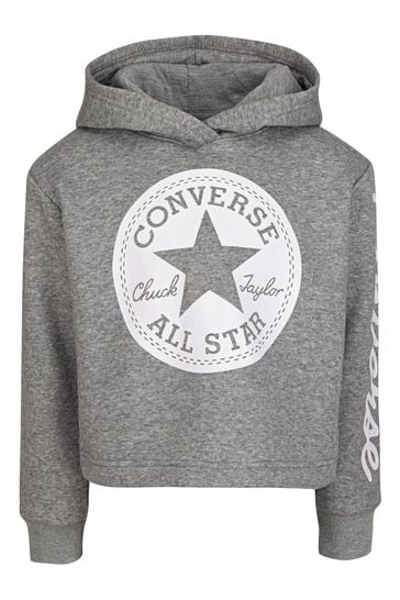 Converse Grey All Star Girls Hoodie