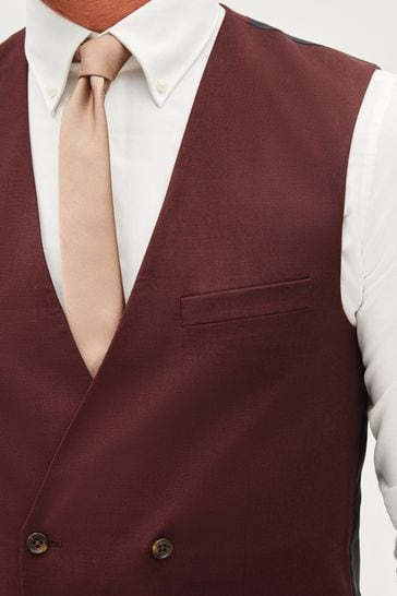 Burgundy waistcoat next cheap