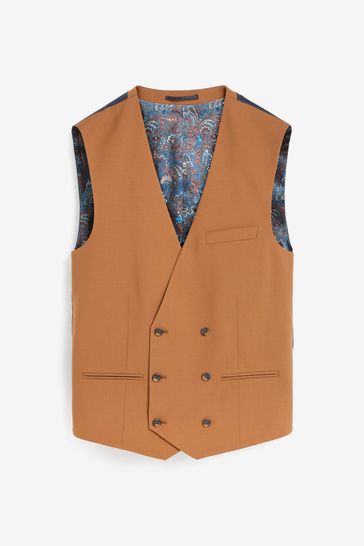 Yellow double breasted waistcoat hot sale
