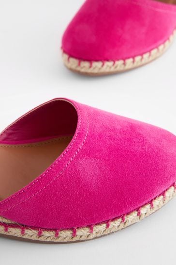 Buy Bright Pink Extra Wide Fit Forever Comfort Closed Toe Wedges