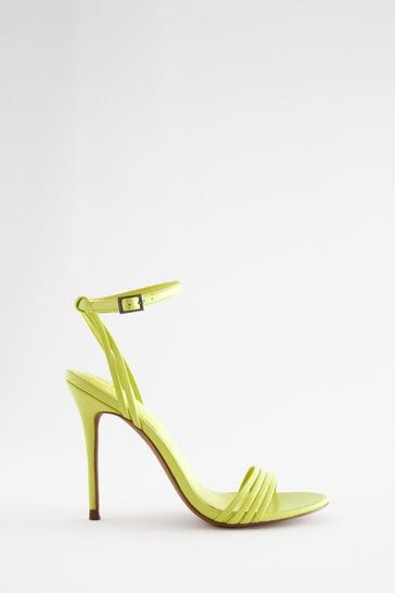 Buy Lime Green Forever Comfort Barely There Stiletto Sandals from Next Ireland