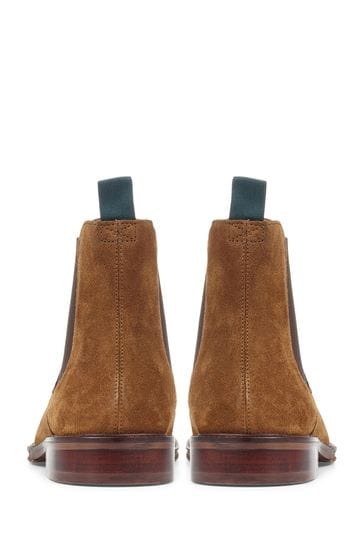 Tan leather cheap mens chelsea boots