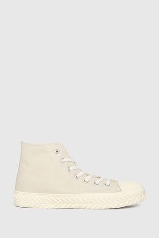 Schuh Natural Mckenna High Top Lace Up Trainers