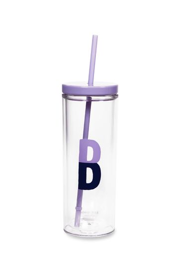 kate spade new york Clear Sparks Of Joy Initial Tumbler - B