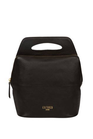 Cultured London Finsbury Leather Backpack