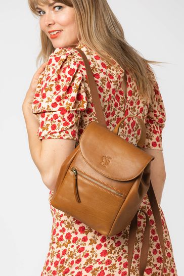 Conkca Simone Leather Backpack