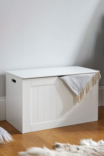 Blanket Box in White By Lloyd Pascal