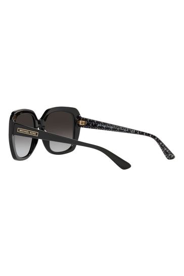 Michael kors hot sale black square sunglasses