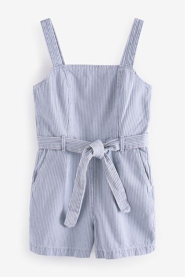 Blue stripe playsuit discount