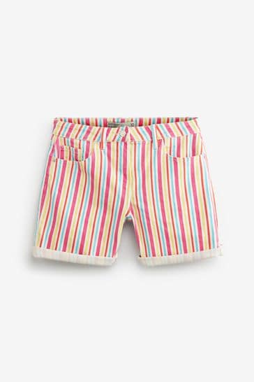 Buy Candy Stripe Denim Boy Shorts from Next Austria