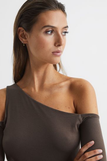 Reiss off shoulder top deals